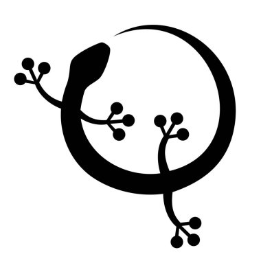 komik kertenkele çizim vektörü çizimi