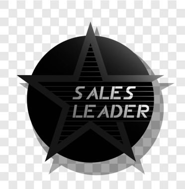 vector illustration of sale badge with a star