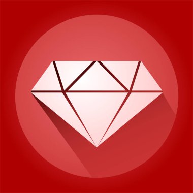 Elmas sembolü illüstrasyonu