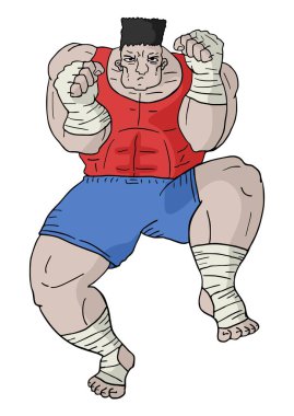 Savaşçı adam vektör çizimi