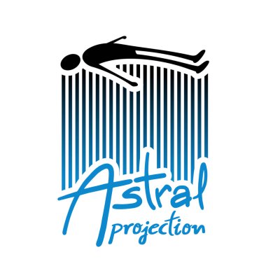 Astral projeksiyon vektör çizimi