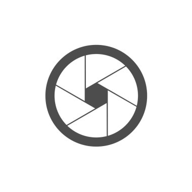 Deklanşör kamerası vektör illüstrasyonu