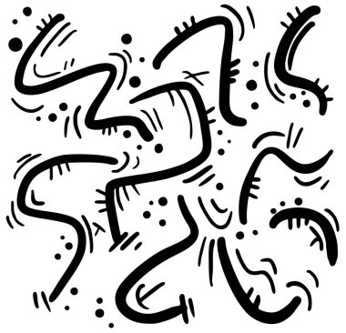 Siyah boya vektör çizimi