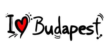 Macaristan 'ın Budapeşte kenti aşk mesajı