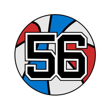 56 numaralı basketbol sembolü.