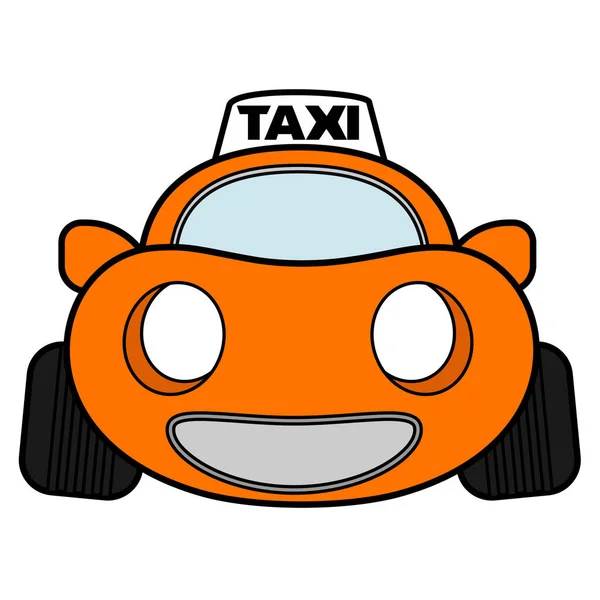 Icono Taxi Vector Ilustración — Archivo Imágenes Vectoriales