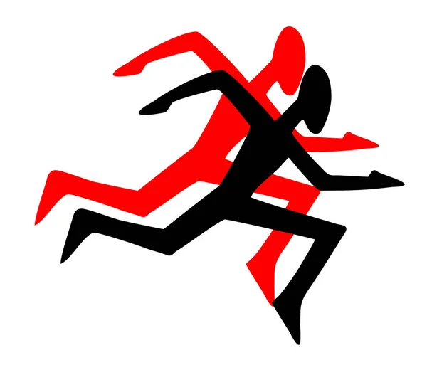 Illustration Des Runner Icon Vektors — Stockvektor