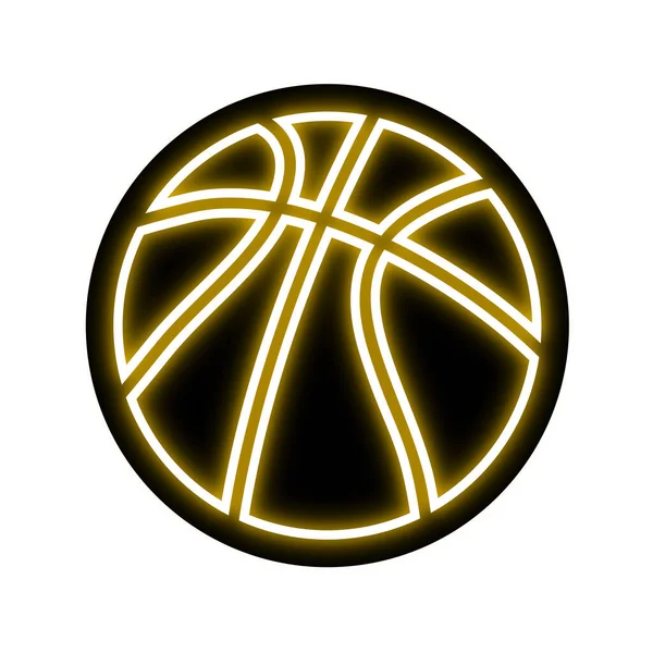 Coole Basketball Ikone Vektor Illustration — Stockvektor