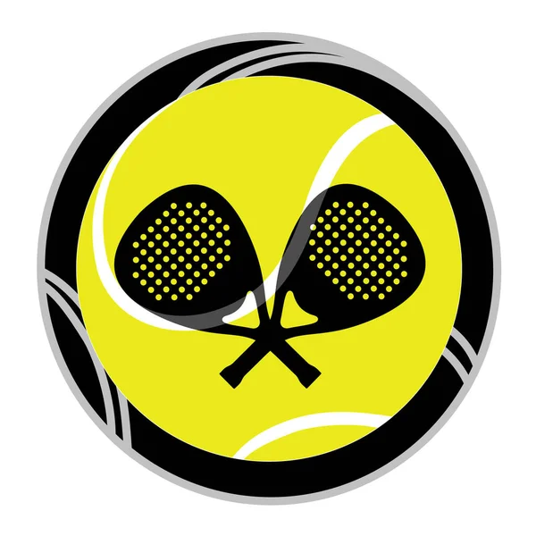 Illustration Vectorielle Icône Tennis — Image vectorielle