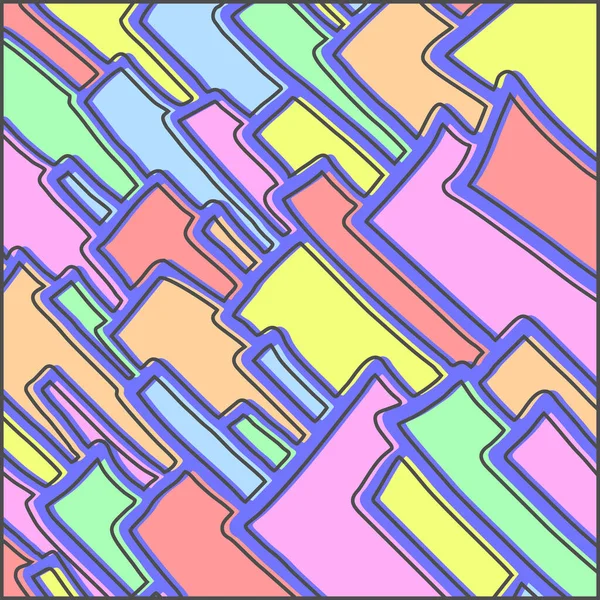 Obrázek Vektoru Barevné Mozaiky — Stockový vektor