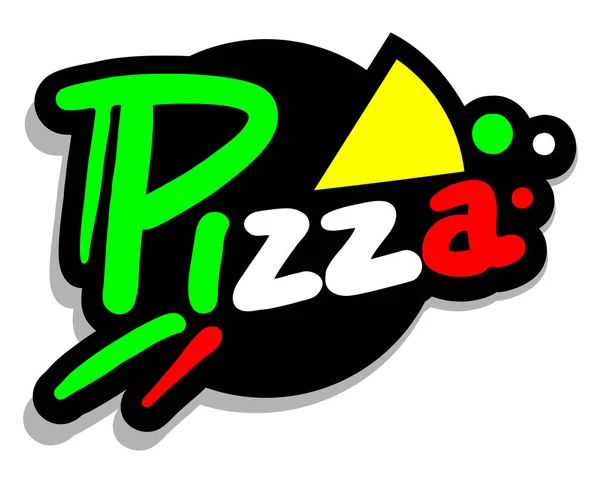 Icono Pizza Vector Ilustración — Vector de stock