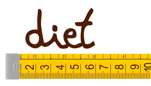 Diet Illustration Design Vector Illustration — 图库矢量图片
