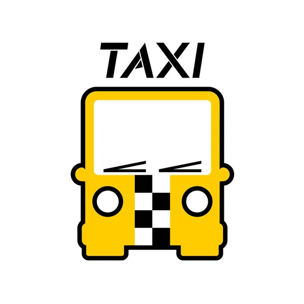Taxi Pictogram Vector Illustratie — Stockvector