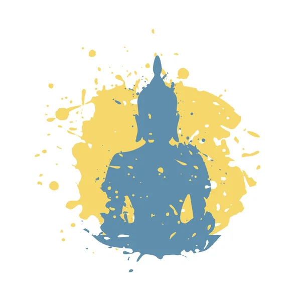 Σχεδιασμός Της Απεικόνισης Τέχνης Budha Διάνυσμα — Διανυσματικό Αρχείο