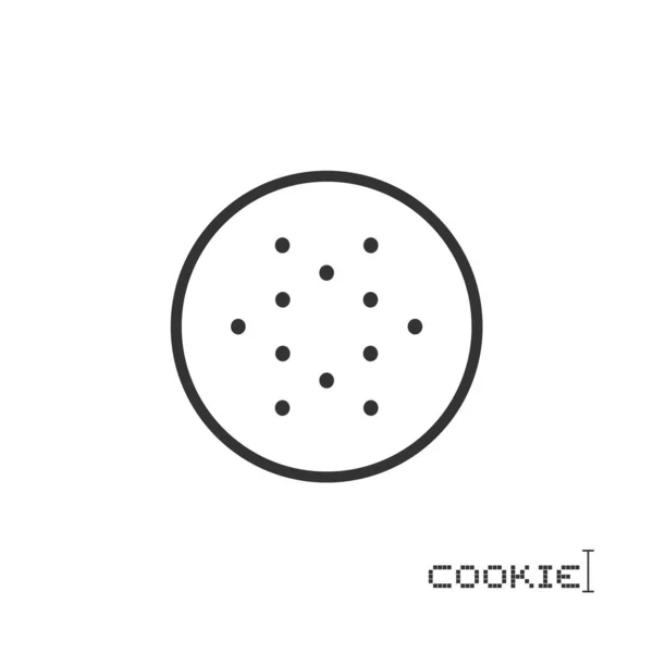 Design Ploché Ikony Cokkie — Stockový vektor