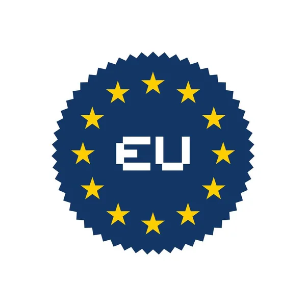 Creatief Ontwerp Van Europa Symbool — Stockvector