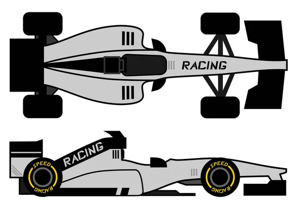 Racing Bil Vektor Illustration — Stock vektor