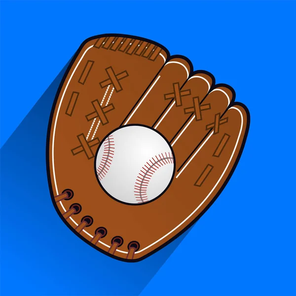 Szép Baseball Szimbólum Vektor Illusztráció — Stock Vector