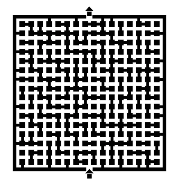 Pixel迷宫矢量图解 — 图库矢量图片