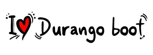 Векторная Иллюстрация Ботинка Durango — стоковый вектор