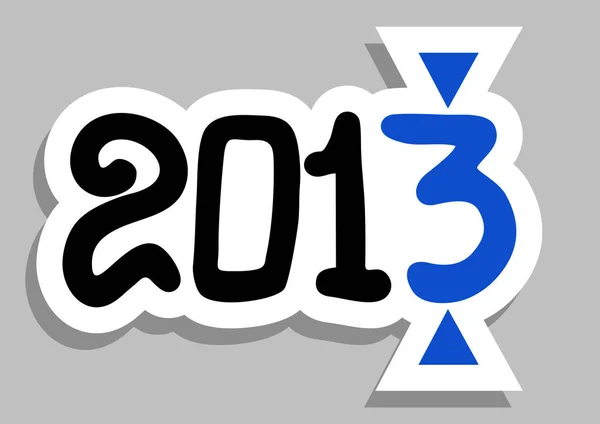 2013 Art Vector Illustration — Stockvektor