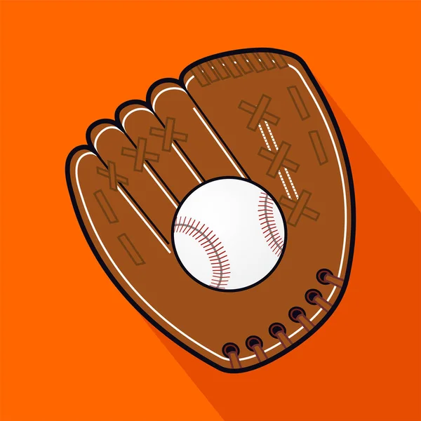 Baseball Szimbólum Vektor Illusztráció — Stock Vector