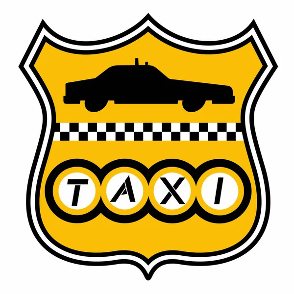 Taxi Symbol Vektor Illustration — Stockvektor