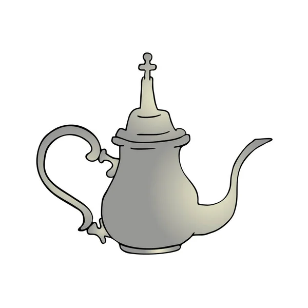 Classic Teapot Vector Illustration — Stock Vector