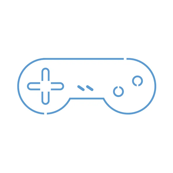 Video Oyunu Kontrol Simgesi Vektör Illüstrasyonu — Stok Vektör