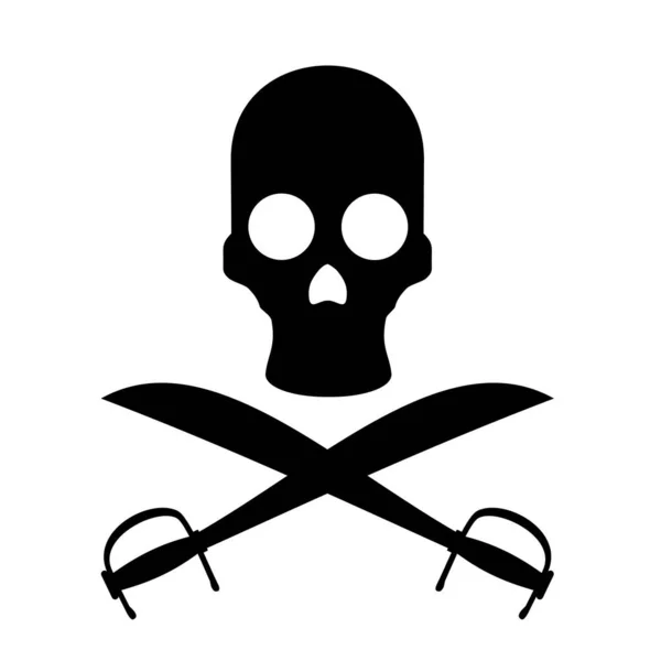 Ilustração Vetorial Signo Pirata — Vetor de Stock