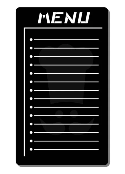 Доска Написания Меню — стоковый вектор