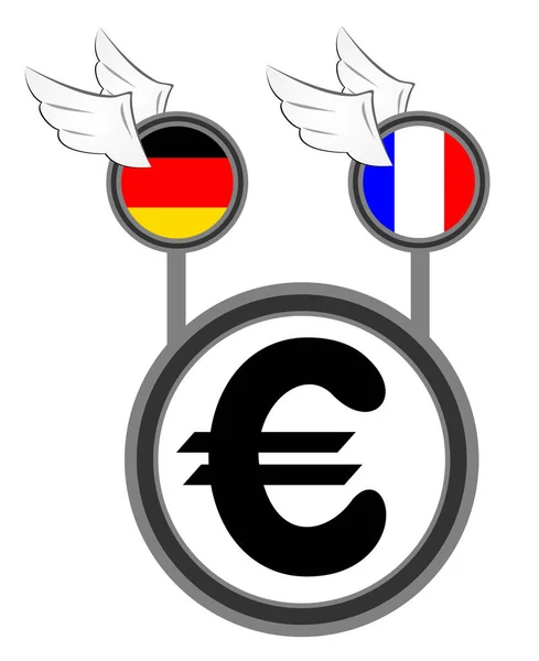 Ilustração Vetor Euro — Vetor de Stock