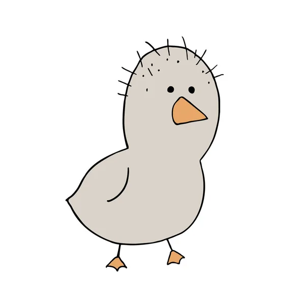 Ugly Duck Vector Illustration — Stock Vector