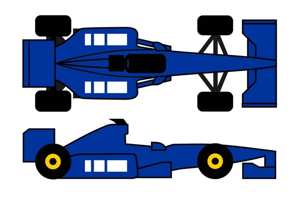 Racing Bil Vektor Illustration — Stock vektor