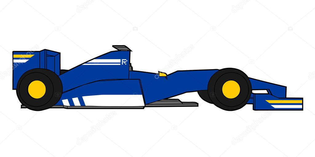 racing car vector illustration