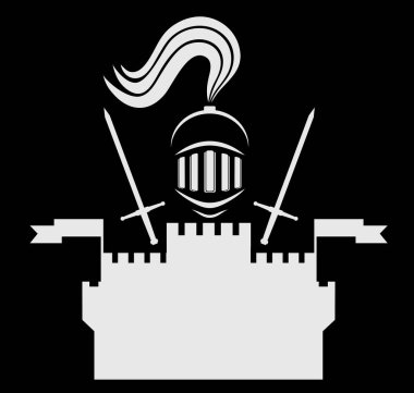 Askeri sembollerin vektör çizimi