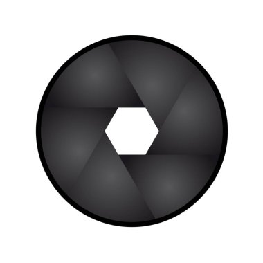 Deklanşör kamerası vektör illüstrasyonu