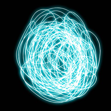 Mavi top vektör illüstrasyonu