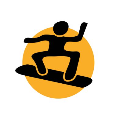 Kar temizleme simgesi vektör illüstrasyonu