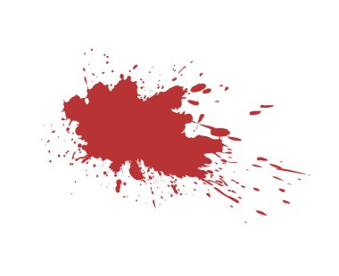 Kan lekesi vektör çizimi