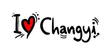 Çin 'in Changyi şehrinde aşk mesajı