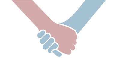 el aşk vektör illüstrasyonu