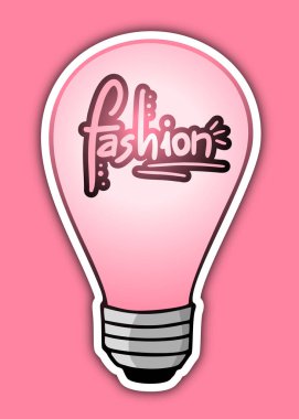 Ampul moda vektörü illüstrasyonu