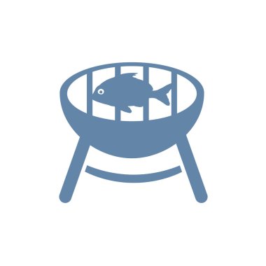 balık vektör illüstrasyonu pişirme