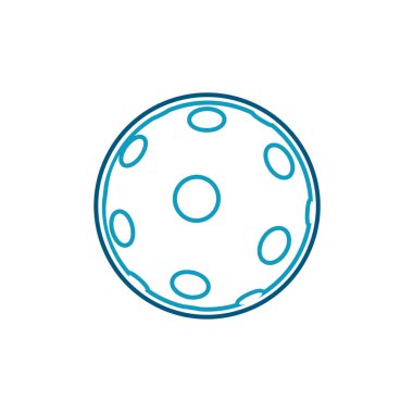 Pickleball sembolü tasarım vektör çizimi