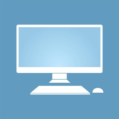 bilgisayar simgesi vektör illüstrasyonu