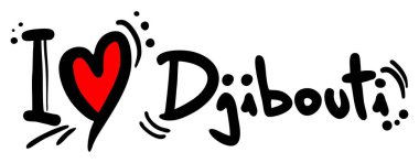 Cibuti vektör illüstrasyonunu seviyor