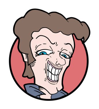 yakışıklı adam vektör çiziminin karikatürü