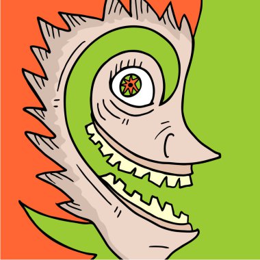 Asıl maske vektör illüstrasyonu