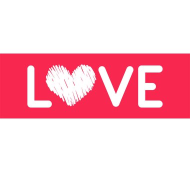 Güzel bir aşk sembolü çizimi